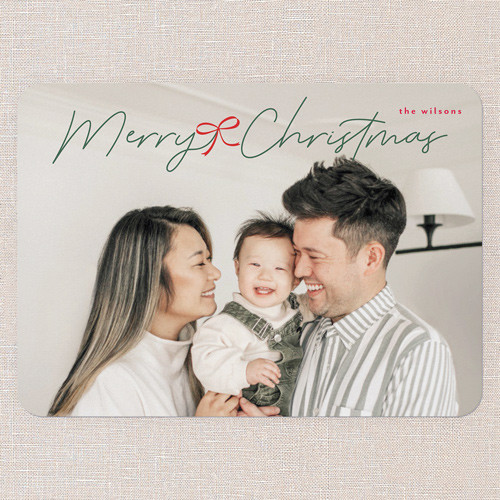 Bow Touch Holiday Card | Shutterfly