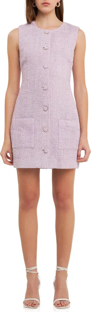 Sleeveless Tweed Minidress | Nordstrom