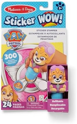 Melissa & Doug Sticker Wow!™ 24-Page Activity Pad and Sticker Stamper, 300 Stickers, Arts and C... | Amazon (US)
