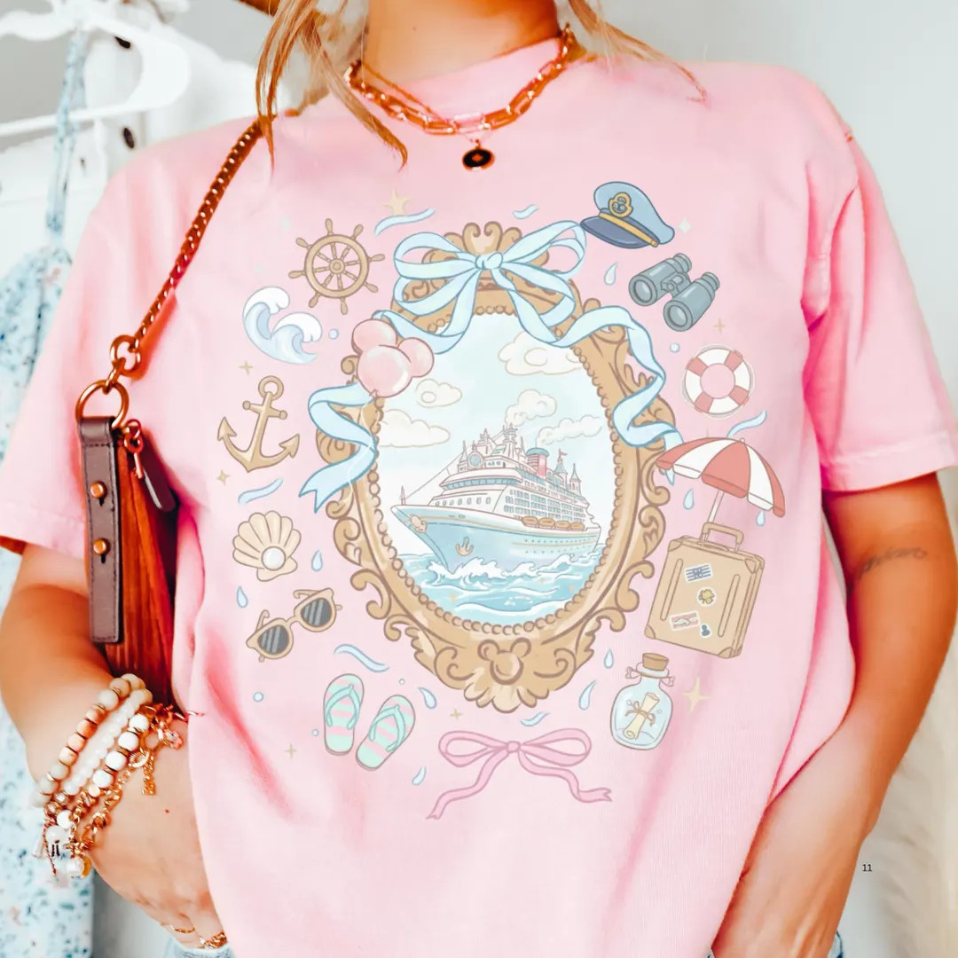 Comfort Colors\u00ae Vintage Disney Cruise Shirt, Magical Cruise Family Tee Shirt, Disney Wish Sh... | Etsy (Global)