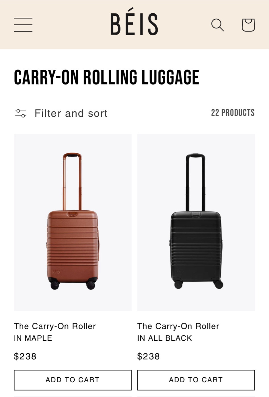 BEIS luggage and travel backpack 

#LTKTravel #LTKItBag