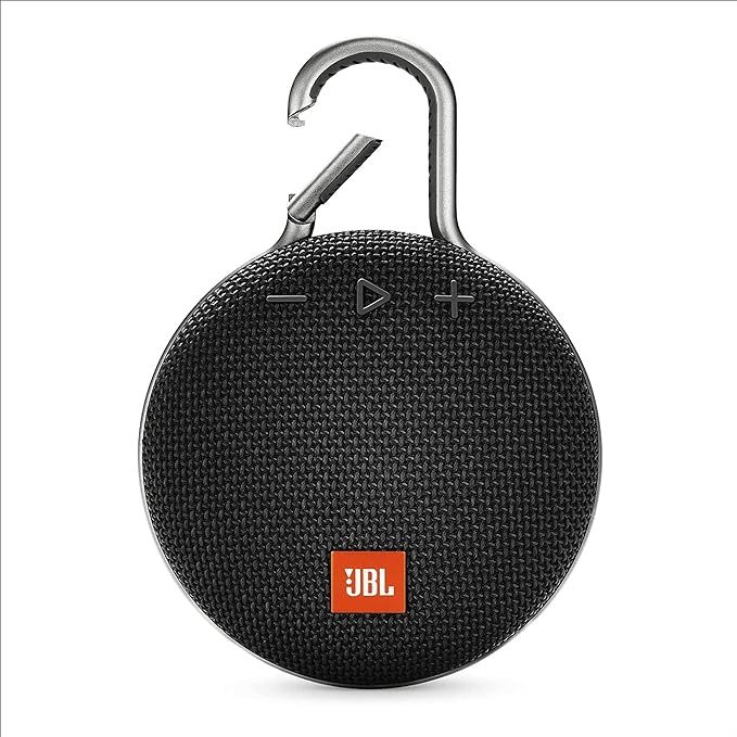 JBL Clip 3, Black - Waterproof, Durable & Portable Bluetooth Speaker - Up to 10 Hours of Play - I... | Amazon (US)
