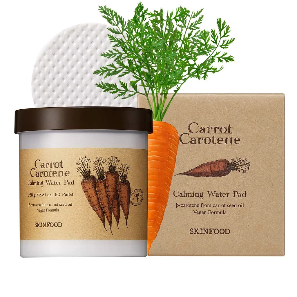 Skinfood Carrot Carotene, Calming Water Pad, 60 Pads | Walmart (US)