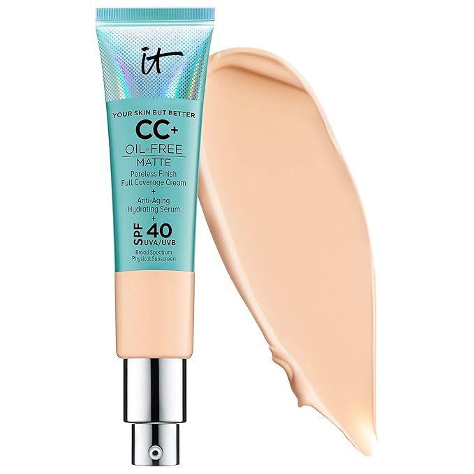 It Cosmetics CC Matte Cream Medium 1.08 fl oz | Amazon (US)