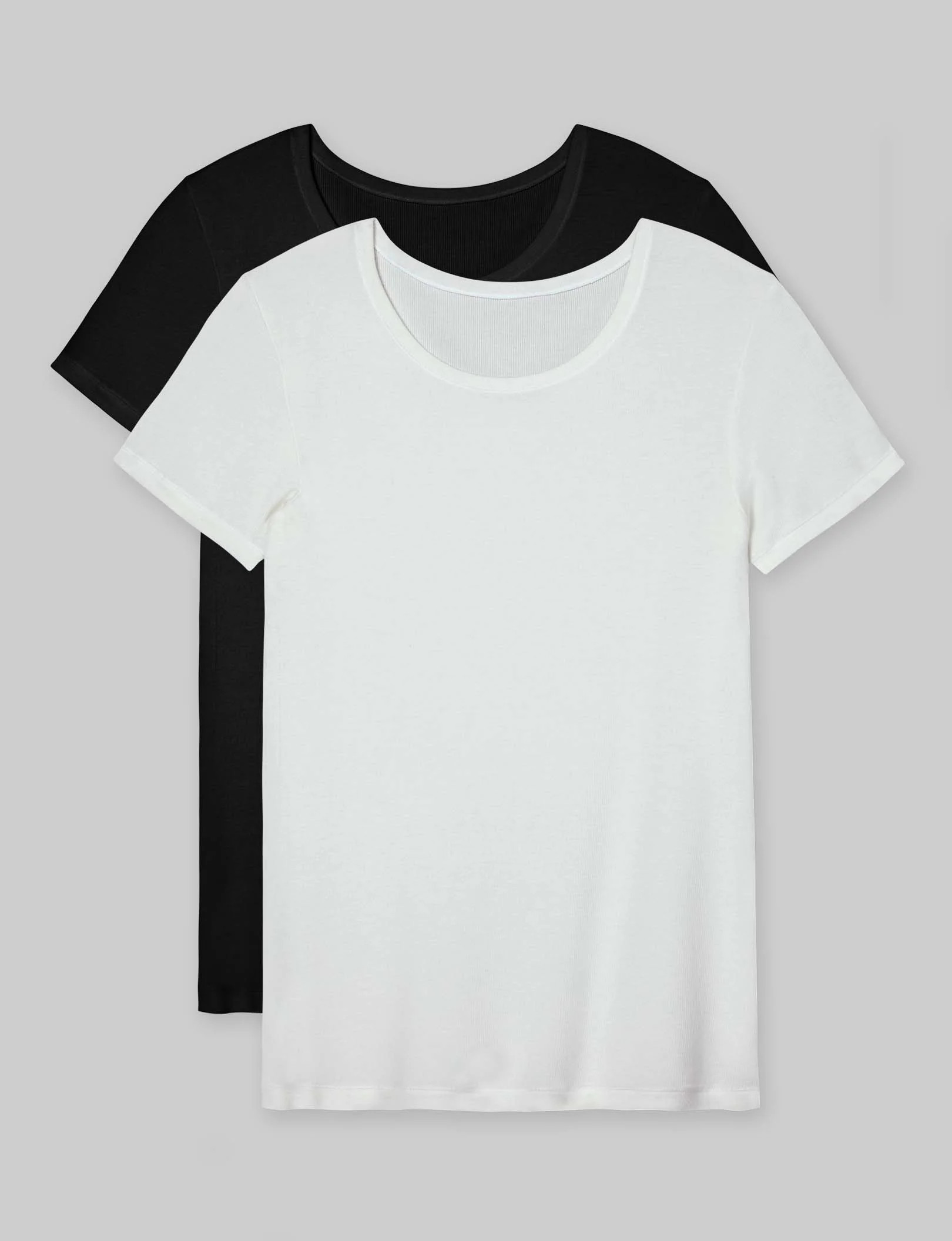 Women's Micro Rib Cap Sleeve Tee (2-Pack) | Tommy John