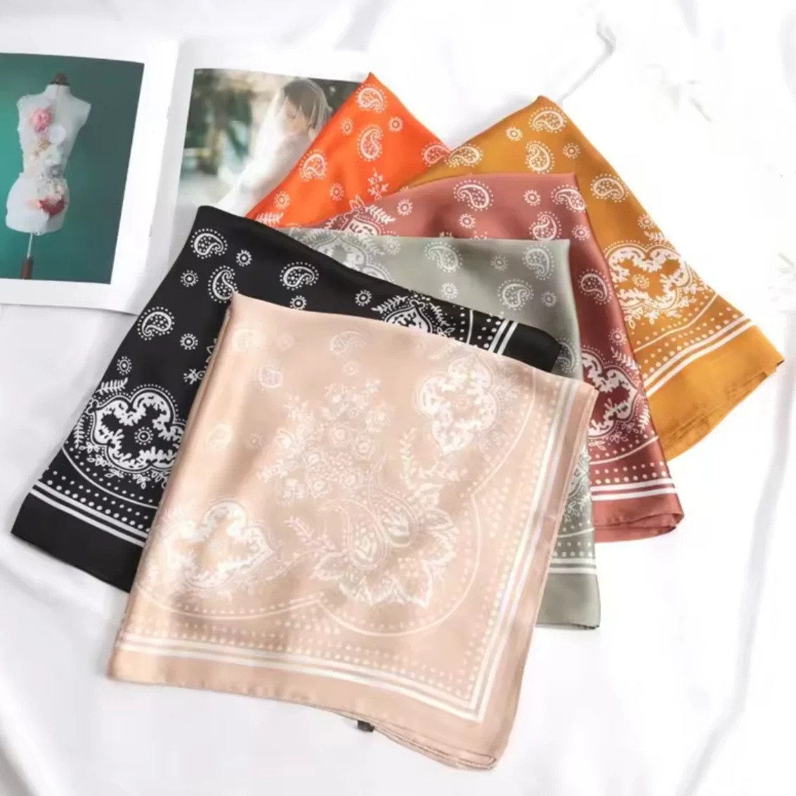 Oversized Satin Bandana | The Collection Texas