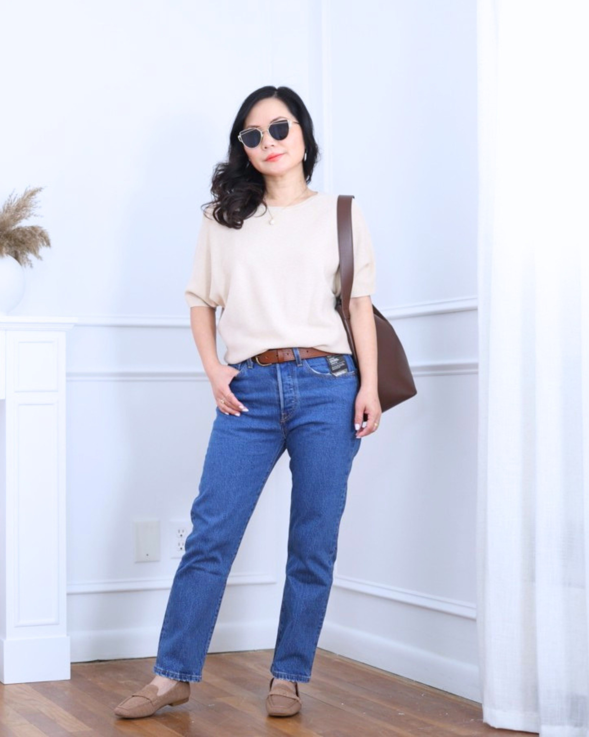 Dolman sweater from Quince paired with jeans and loafers from Vivaia — relaxed, comfortable, and effortlessly polished for everyday wear. I’m 5’2, wearing size XS.

#LTKootd #LTKPetite #LTKOver40