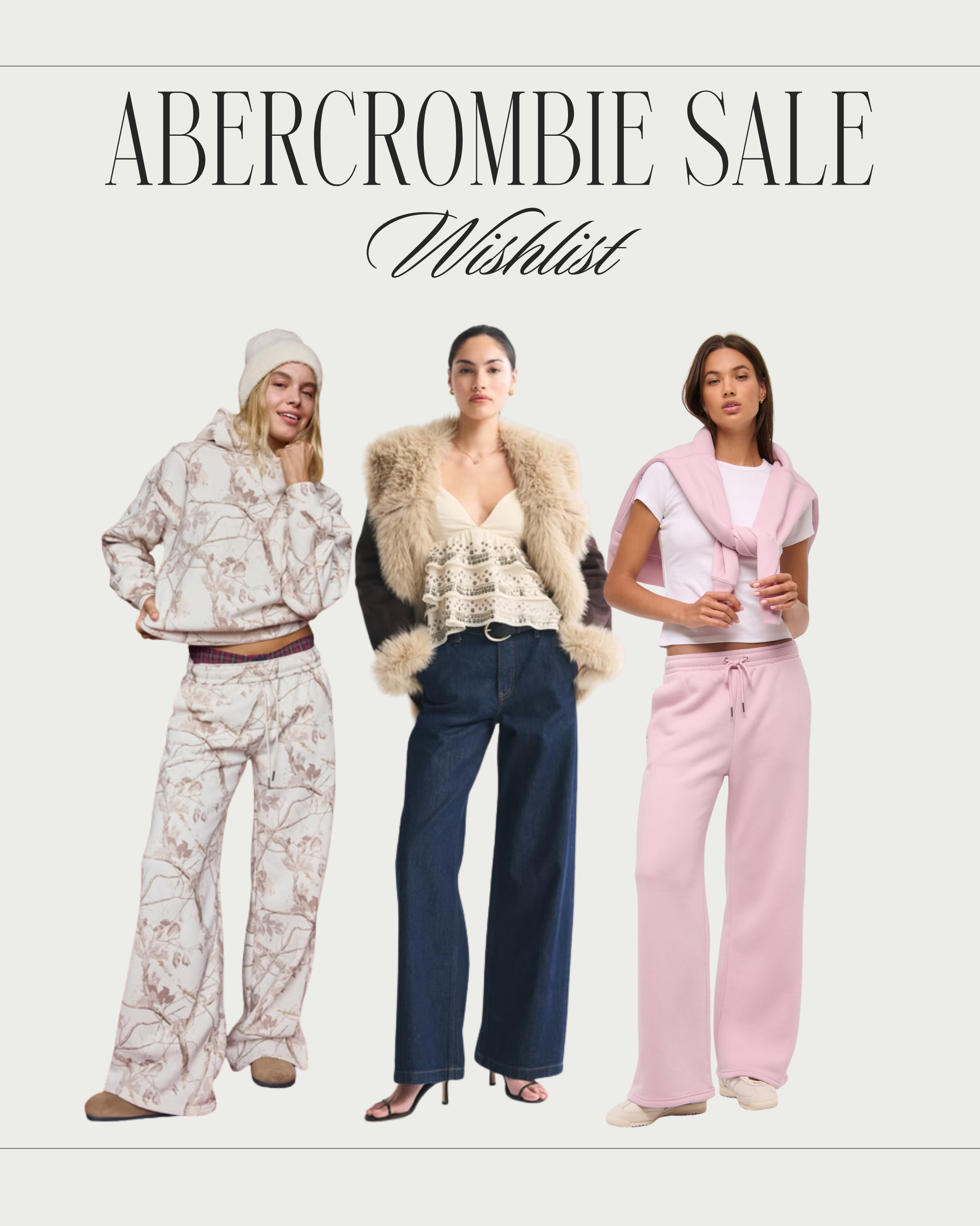 Abercrombie 40% off sale!! 

 #LTKGiftGuide #LTKHoliday #LTKSaleAlert