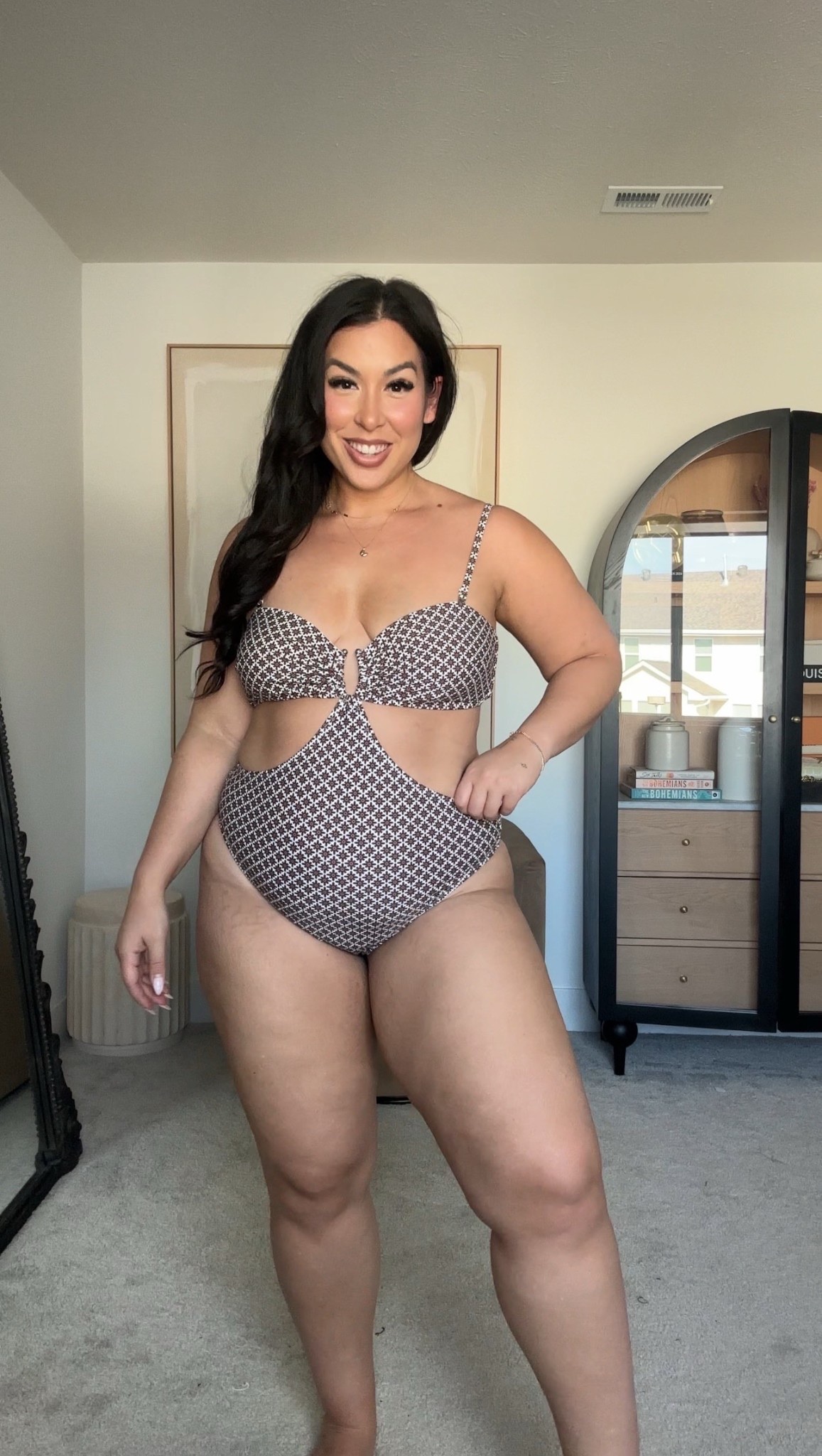 Midsize resort wear from Cupshe! Wearing a size XL swimsuit!
-
-
-
Midsize swimwear, vacation outfit, vacation dress, swimsuit cover up, high waisted swimsuit, one piece swimsuit, Cupshe swimwear