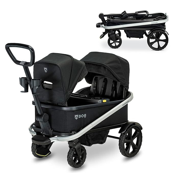 BOB Gear Renegade Canopy Stroller Wagon with 3 Seats, 5-Point Harness System, All-Terrain Tires, ... | Amazon (US)