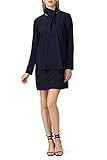 Tibi Rent the Runway Pre-Loved Navy Tie Neck Shift Dress, Blue, 6 | Amazon (US)