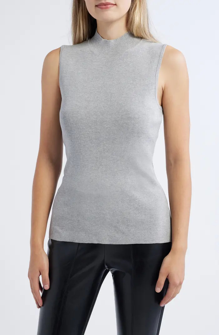 Sleeveless Mock Neck Top | Nordstrom