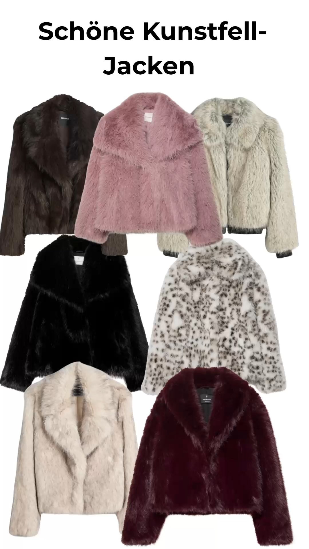 Mit schönen Kunstfell-Jacken kann man auch zur kalten Jahreszeit chic aussehen! 

#LTKdeutschland #LTKstyletip #LTKwinter