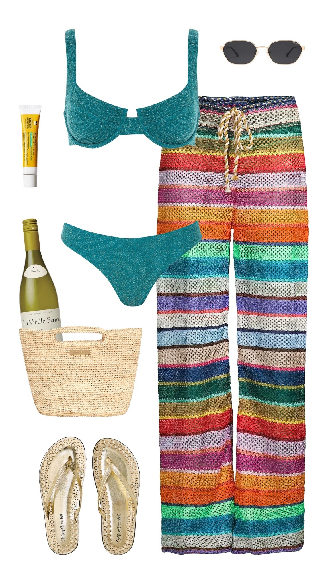 Summer beach/vacation outfit idea 🥥