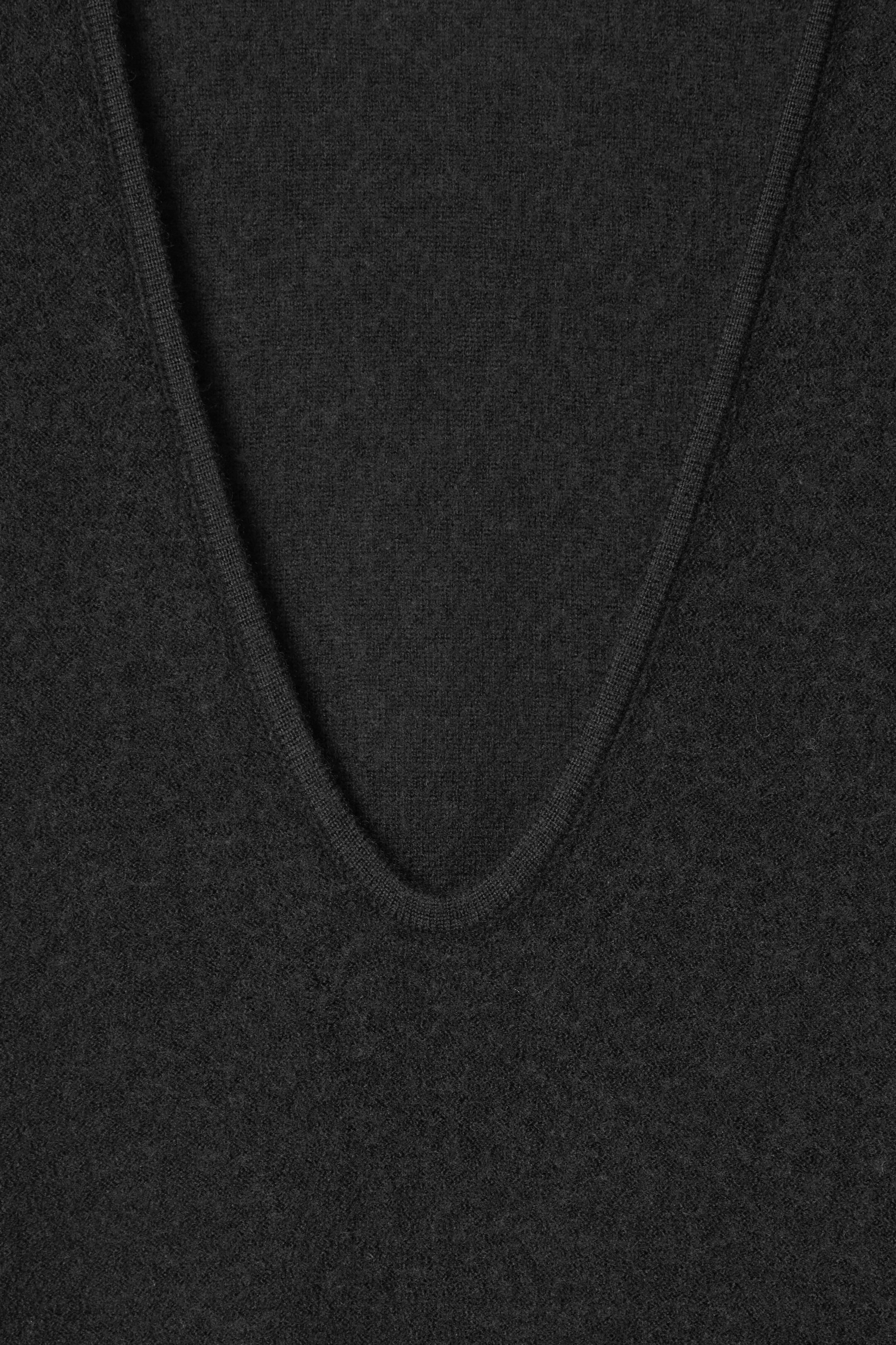 BOILED-WOOL MIDI DRESS - BLACK | COS (AU)