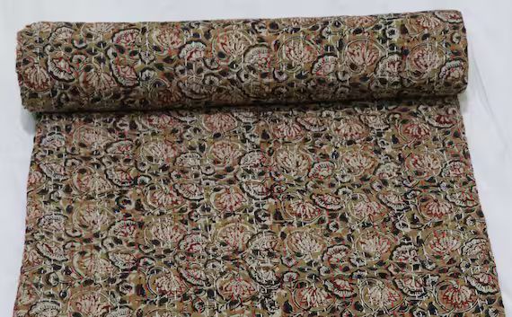 Indian Kantha Quilt Queen Size Cotton Kantha kantha colorblock 108x90 Inches Quilt Blanket Kantha... | Etsy (US)