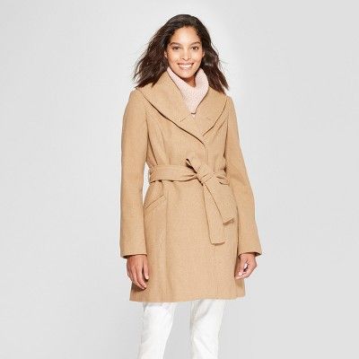 Women's Wool Shawl Wrap Coat - A New Day™ | Target