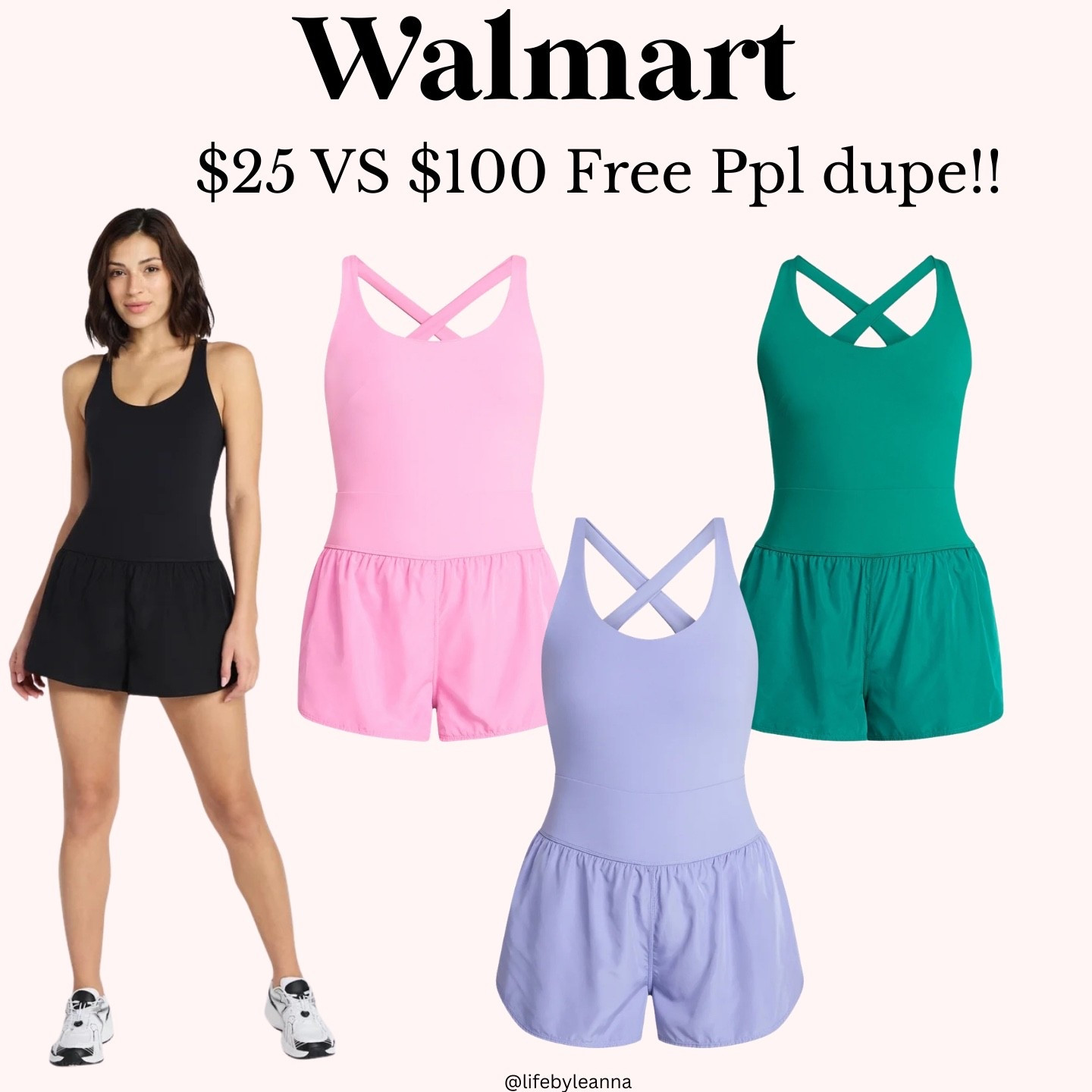 $25 Free people romper dupe from Walmart!!







Walmart / free people / dupe / athletic wear 

#LTKmomlife #LTKSaleAlert #LTKootd