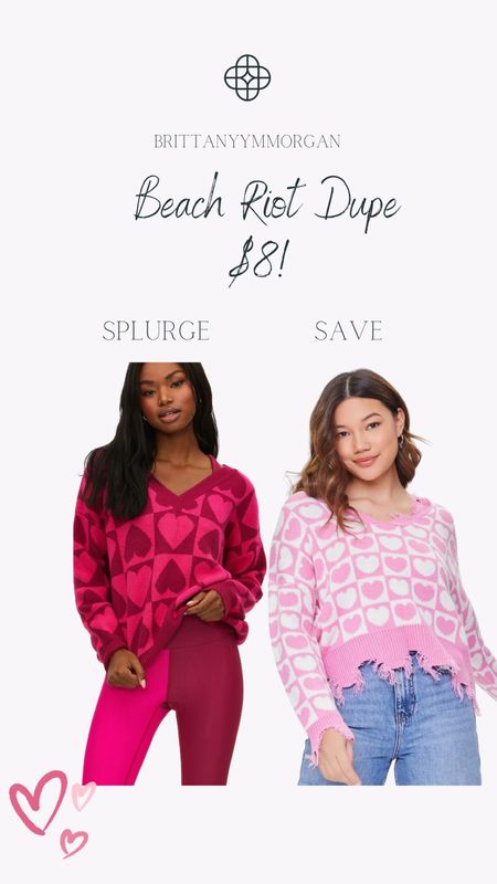 Beach Riot Dupe. Only $8 on sale! Limited sizes left, run fast!

#beachriotdupe #vday #galentines #valentinessweater #pinksweater #pink #girlyclothes

#LTKFind #LTKunder50 #LTKsalealert