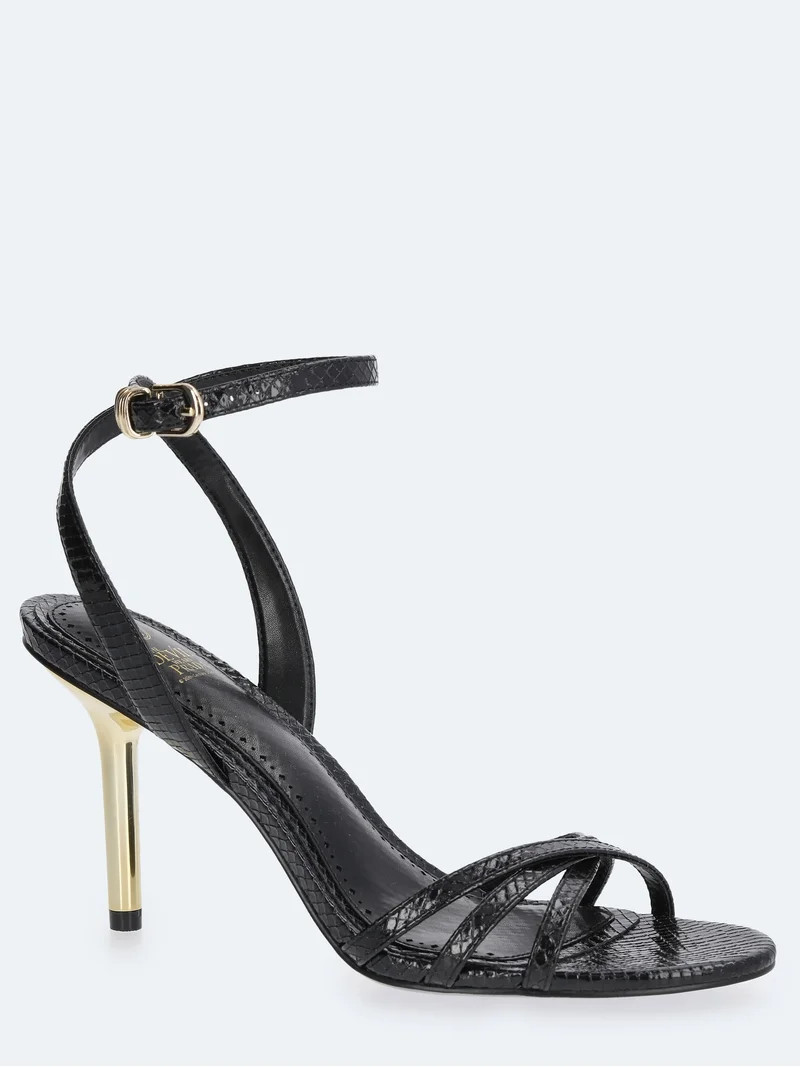 Devil Wears Prada Scoop Collection Women's Strappy Stiletto Heels - Walmart.com | Walmart (US)