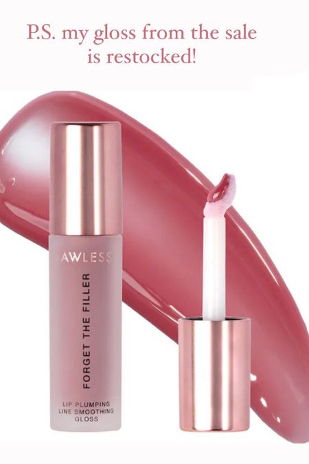 Lawless forget the filler lip plumping gloss in Velvet💋