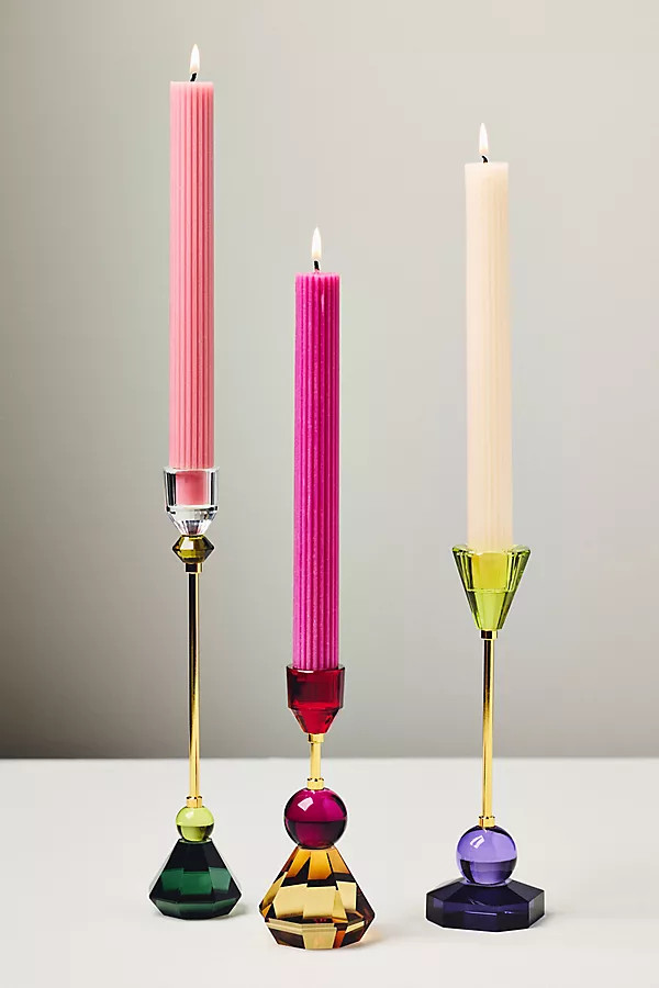 Cut Glass Candleholder | Anthropologie (US)