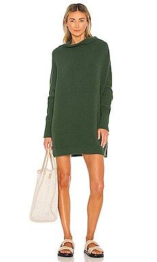 Free People Ottoman Slouchy Tunic Sweater Dress in Aged Pine from Revolve.com | Revolve Clothing (Global)