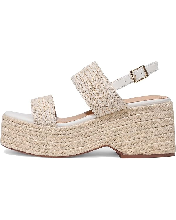 EQAUDES Platform Sandals Women Open Toe Ankle Strap Summer Wedge Espadrille Sandals Cute Beach St... | Amazon (US)