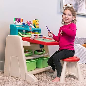 Step2 Flip and Doodle Desk with Stool Easel | Amazon (US)