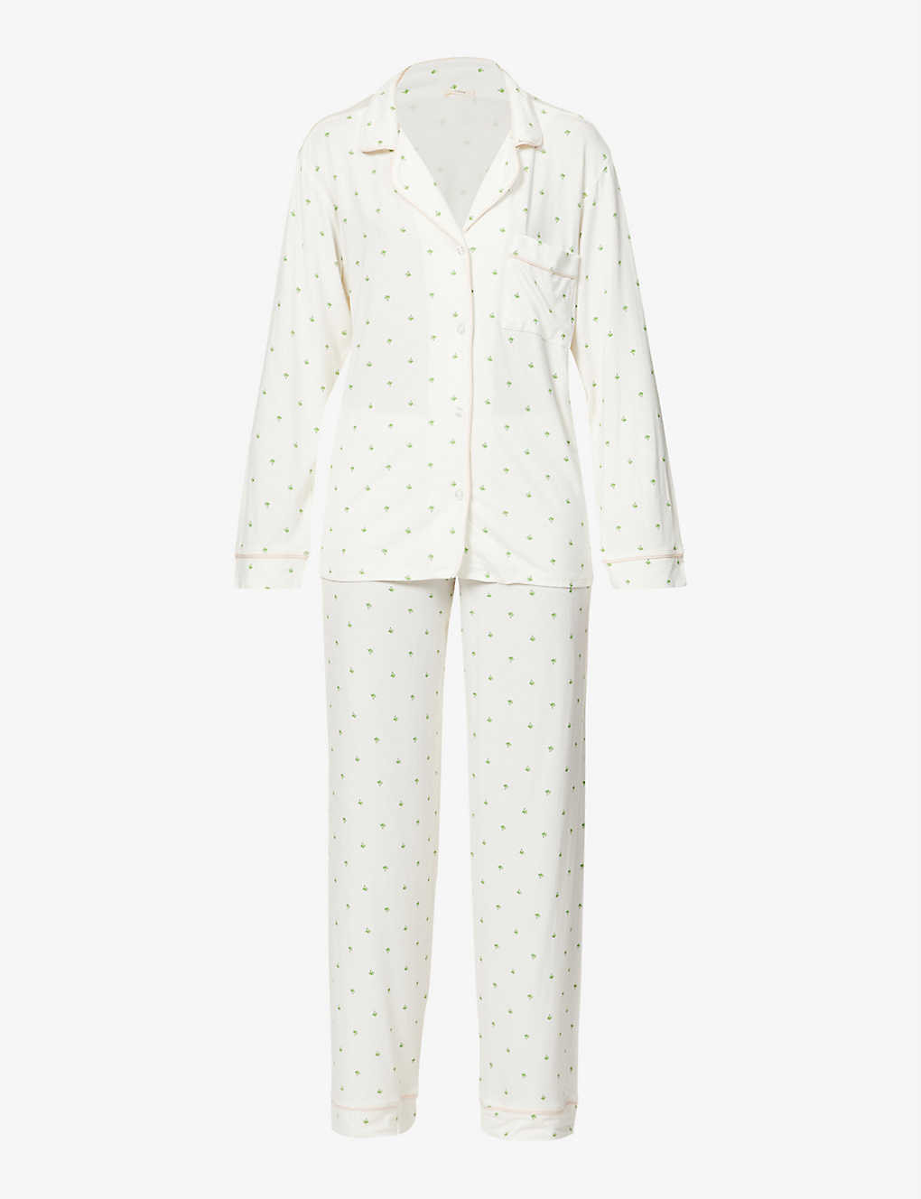 Giving Palm stretch-woven pyjama set | Selfridges