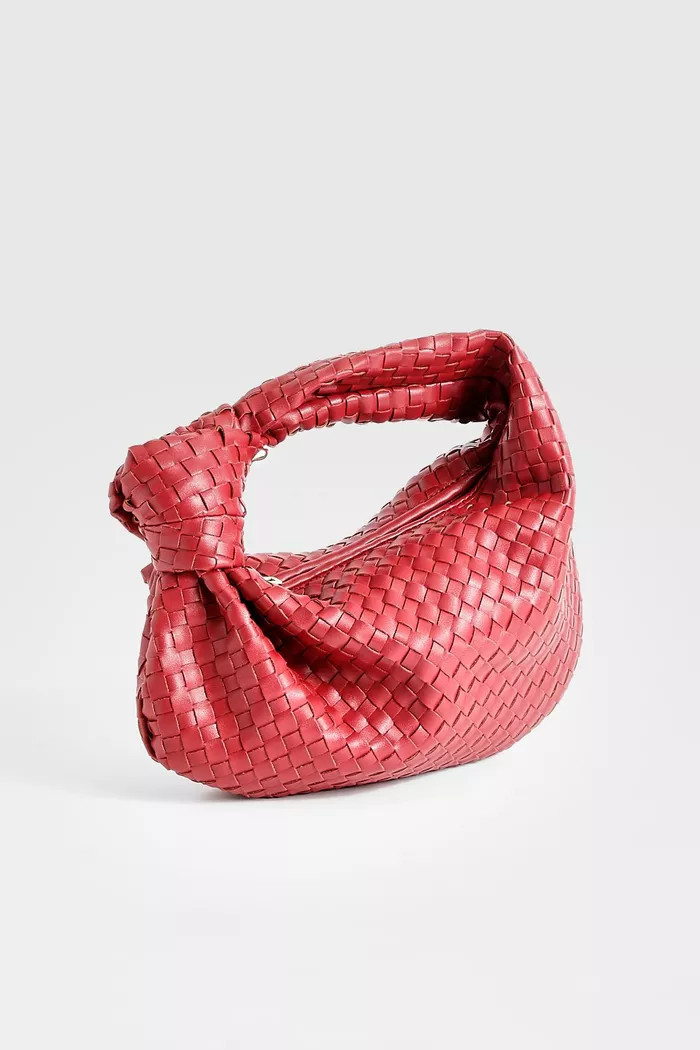Woven Knot Handle Grab Bag | Boohoo.com (UK & IE)