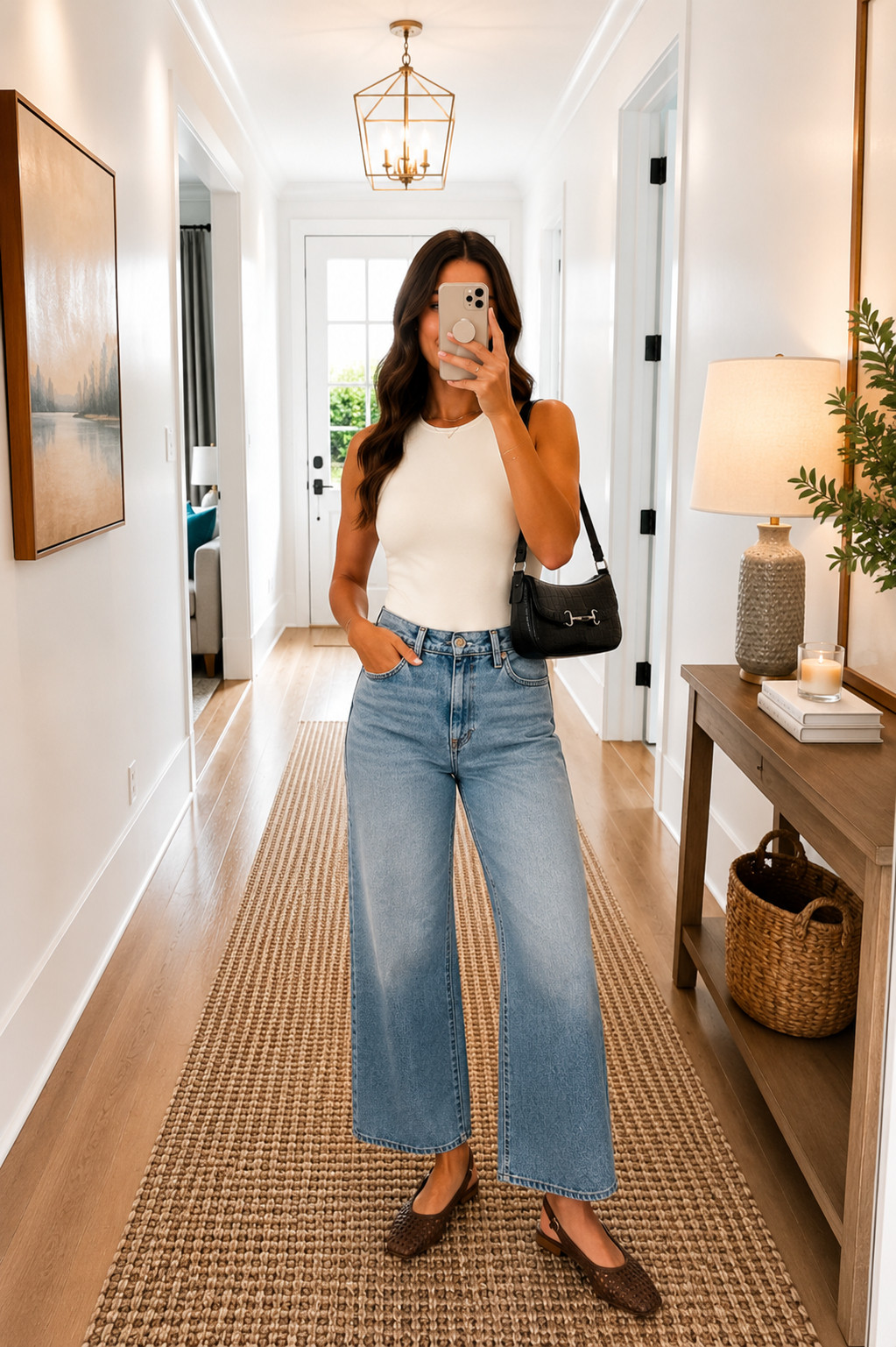 Loving these everyday Abercrombie basics 🤍 A great pair of wide-leg jeans, the perfect white tank, and a cute shoulder bag are staples you'll reach for all year long. Easy, effortless, and perfect for everything from coffee runs to date night.

Everything is linked in my LTK! ✨

#Abercrombie #AbercrombieStyle #AbercrombieFinds #EverydayBasics #WideLegJeans #CapsuleWardrobe #NeutralStyle #EverydayOutfit #LTKStyle #LTKFinds 

 #LTKdayinmylife #LTKootd #LTKmomlife