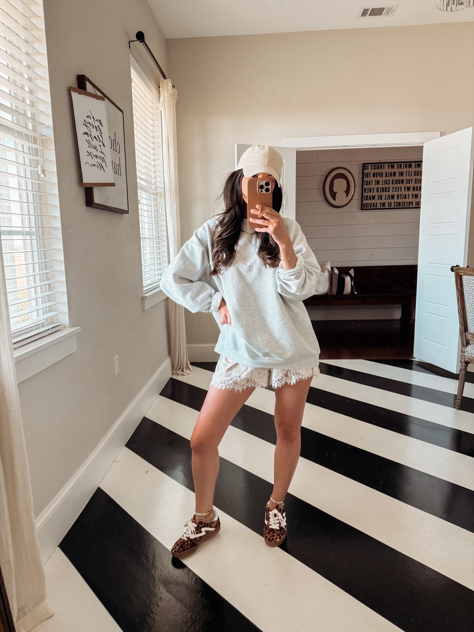 Lace shorts look for less! Wearing small

mom outfit / easy outfits / travel outfit / comfy outfit / casual outfit / everyday outfit / cute outfit / school drop off / work wear / work from home / teacher outfit / ootd / fall outfit / cozy outfit / weekend outfit 







#LTKSeasonal #LTKStyleTip #LTKPetite