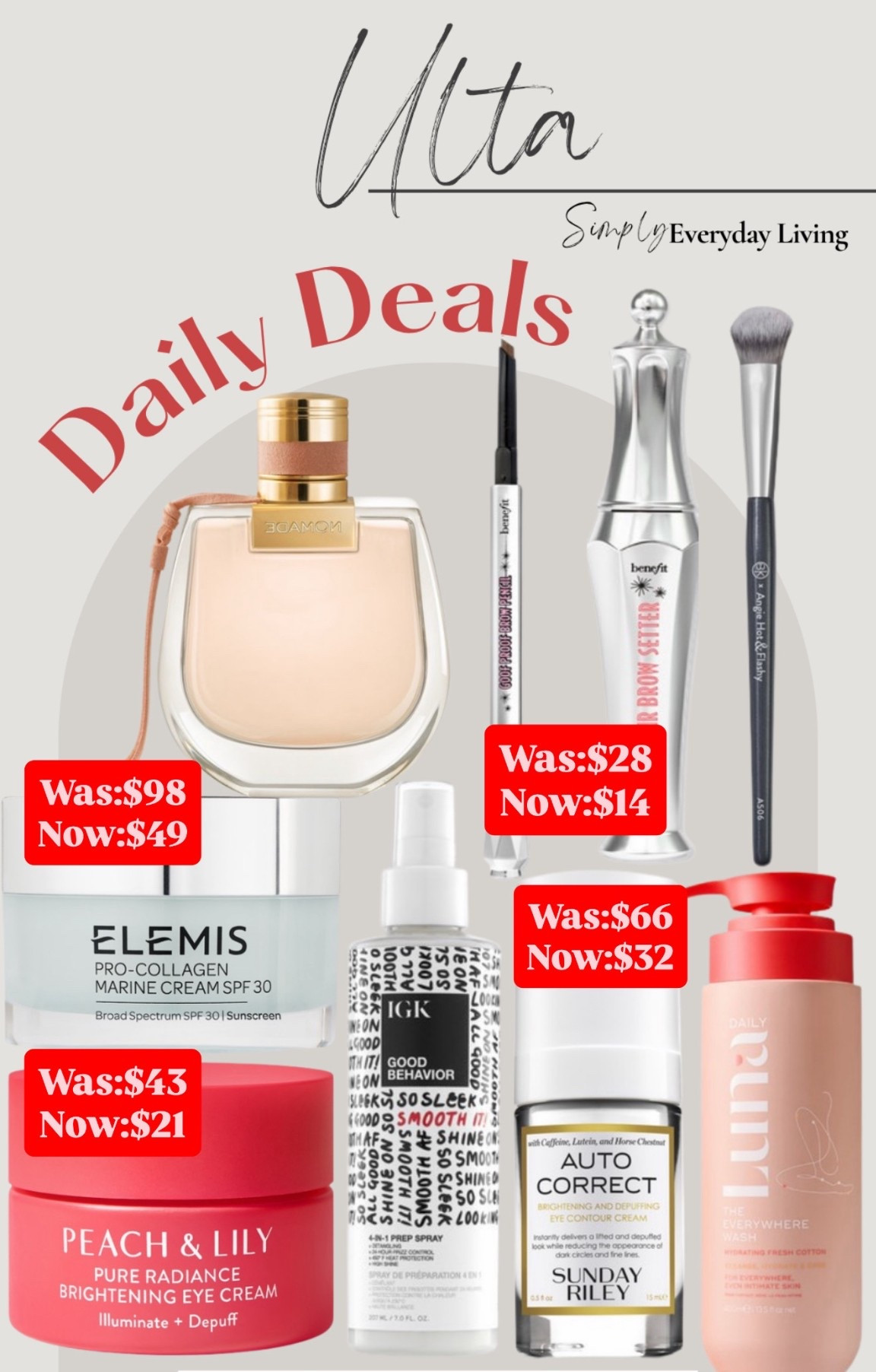 Ulta Daily Deals 
50% off today only

#LTKSaleAlert