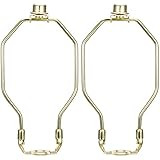 Royal Designs 8" Heavy Duty Lamp Harp, Finial and Lamp Harp Holder Set, Polished Brass, More Size... | Amazon (US)