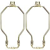 Royal Designs 8" Heavy Duty Lamp Harp, Finial and Lamp Harp Holder Set, Polished Brass, More Size... | Amazon (US)