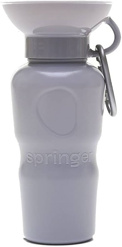 Springer Grey Dog Travel 22oz Classic Water Bottle, As Seen on Shark Tank, Patented, Leak-Proof, ... | Amazon (US)