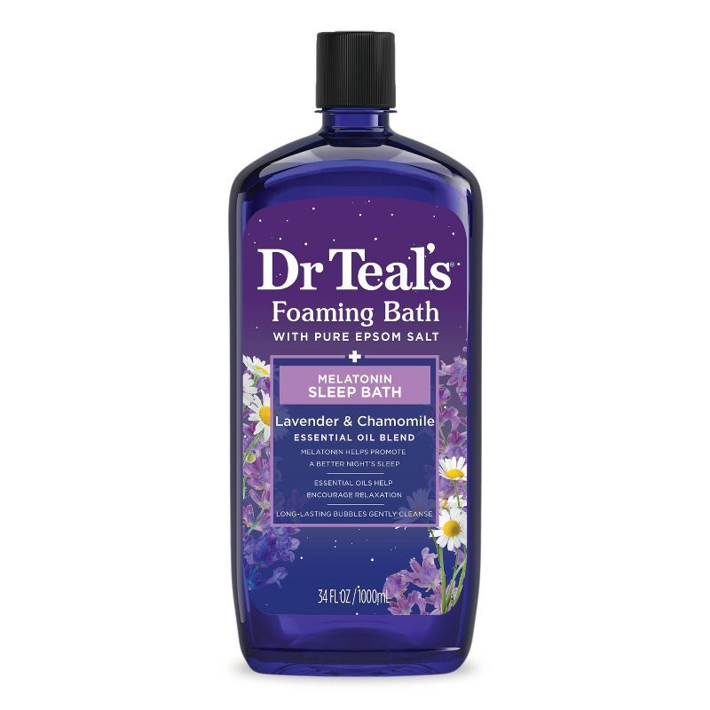 Dr Teal's Melatonin Sleep Foaming Bubble Bath - 34 fl oz | Target