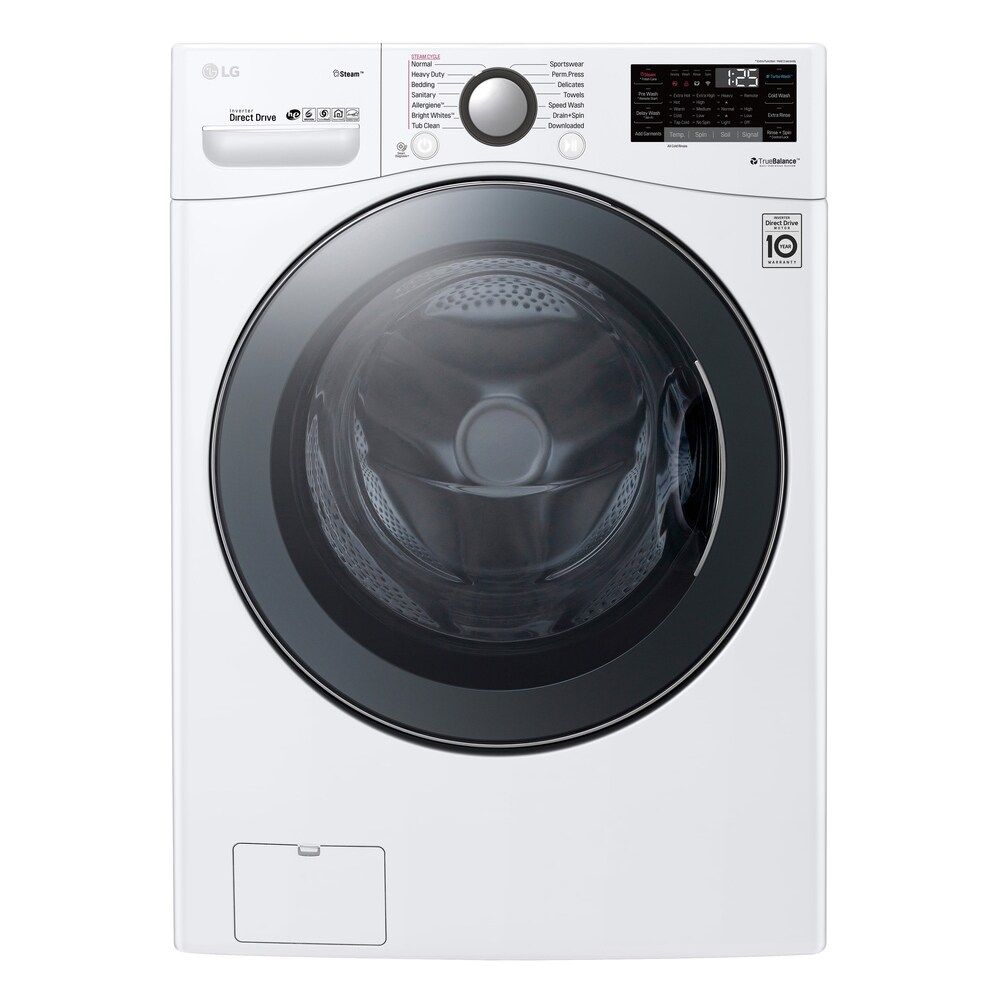 LG WM3900HWA 4.5 cu.ft. Smart wi-fi Enabled Front Load Washer with TurboWash 360 Technology - White | Bed Bath & Beyond