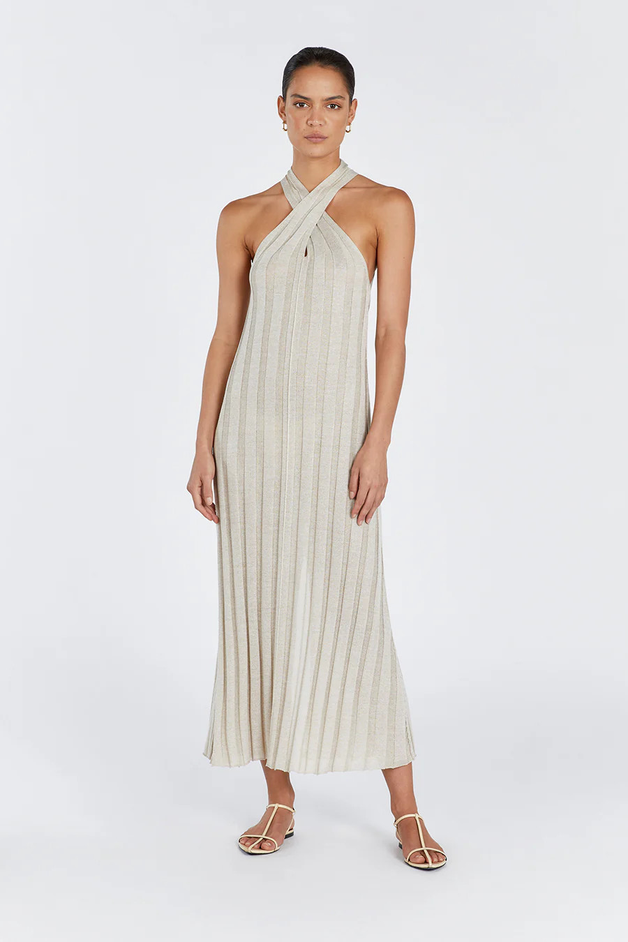 EVERLY NATURAL TWIST KNIT DRESS | DISSH