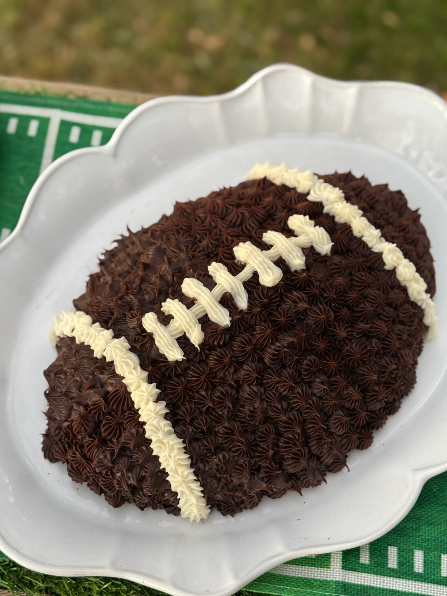 The best football cake for a birthday party, tailgate, Sunday night football and more. ❤️ 

#LTKFindsUnder50 #LTKParties #LTKHome