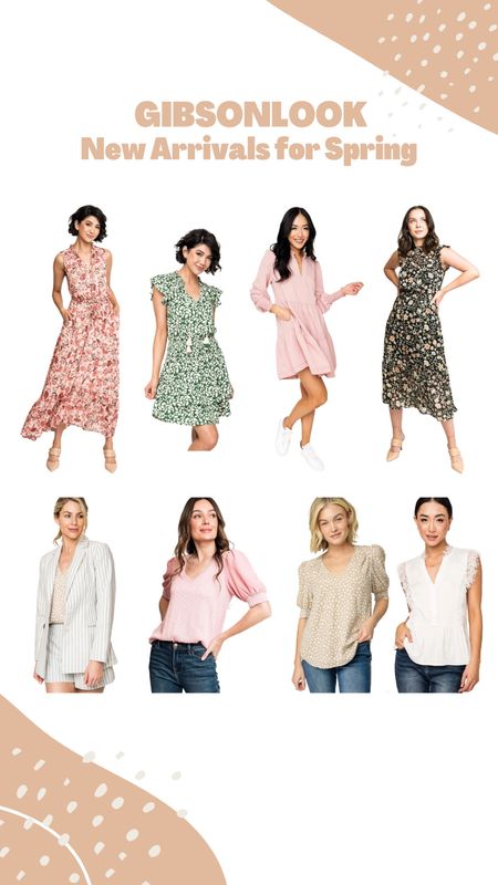 New spring arrivals from Gibsonlook! Pretty dresses and tops for special occasions, work or every day.

Use code SARAHCAMILLE10 for a discount!

Easter dress, spring dress, spring outfit idea, wedding guest dress


#LTKstyletip #LTKSeasonal #LTKunder100