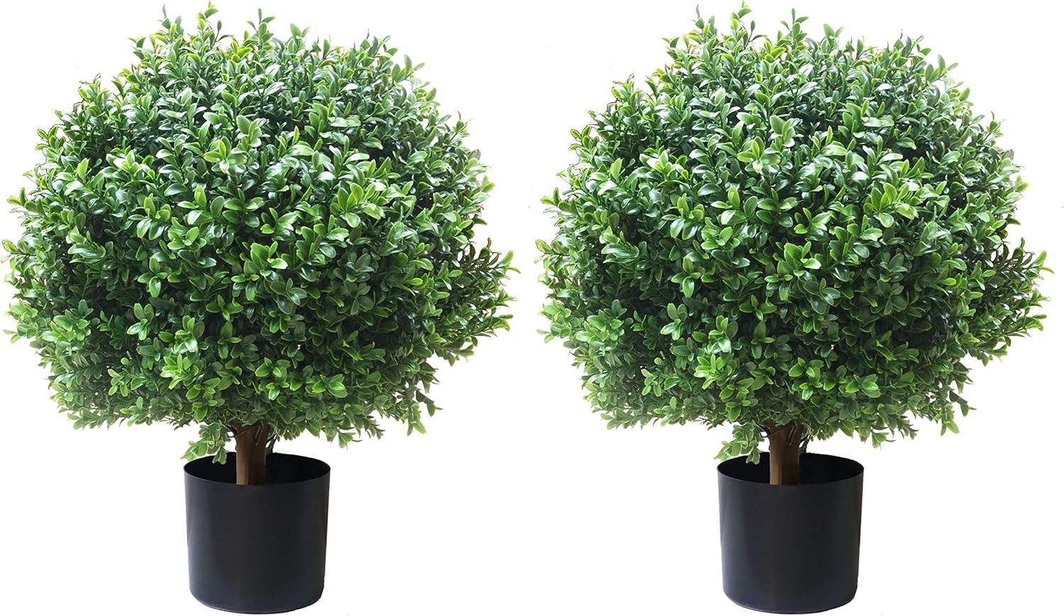 24''T 18''D Artificial Trees for Outdoors Set of 2 Potted Bushes Home Decor Artificial Topiariy T... | Amazon (US)