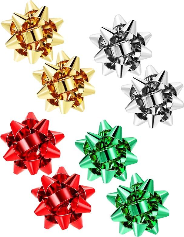 Christmas Bow Earrings Xmas Present Bow Earrings Christmas Stud Earrings for Women Favors | Amazon (US)