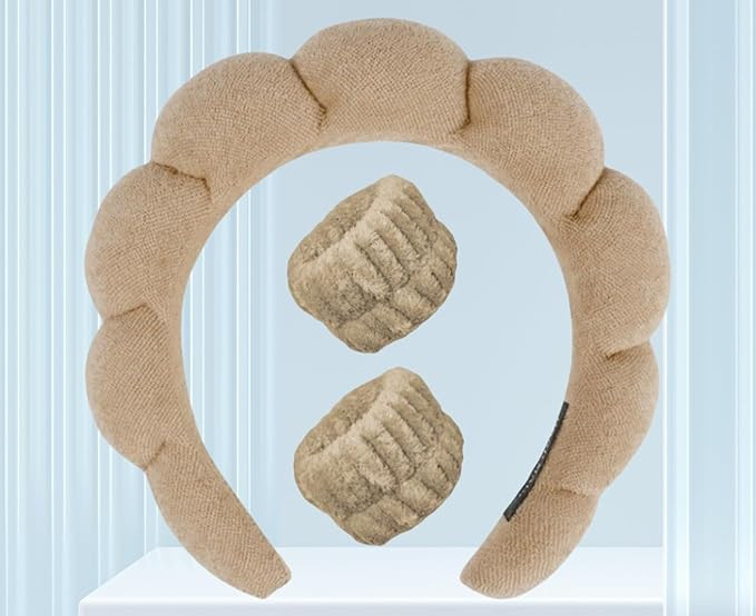 3-sets Spa Headbands for Washing Face Facial Skincare Terry Cloth Headband Combo Pack Puffy Makeu... | Amazon (US)