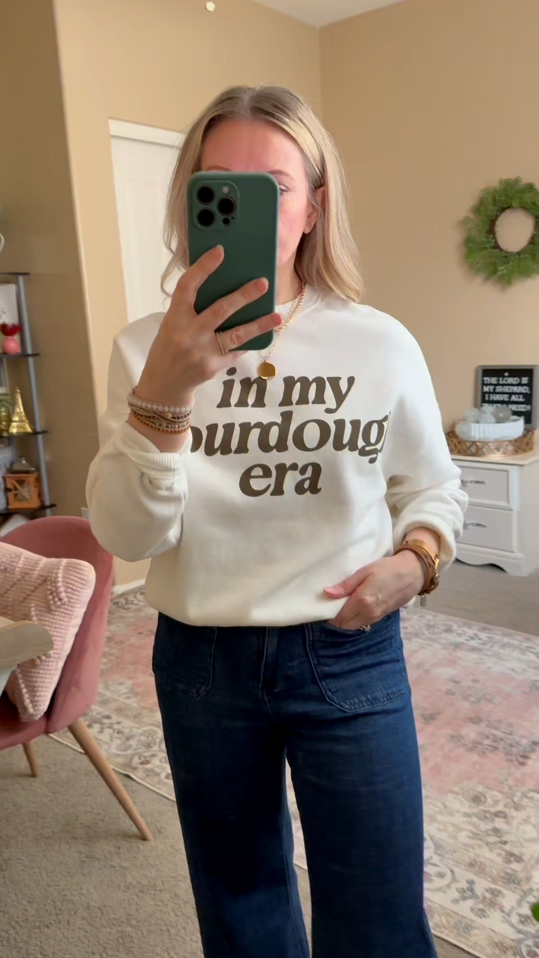 “In my sourdough era” fleece graphic sweatshirt from Target. It’s a regular fit, reaching hip length and made of mid-weight fabric. If you prefer it oversized, you’ll need to size up a couple of sizes. It’s 40% off now. 




Target circle week finds, gifts for sourdough lovers, fall sweatshirt, winter sweatshirt, fleece sweatshirt, target fashion, gifts for mom, gifts for her 

#LTKActive #LTKSaleAlert #LTKSeasonal #LTKHoliday #LTKGiftGuide