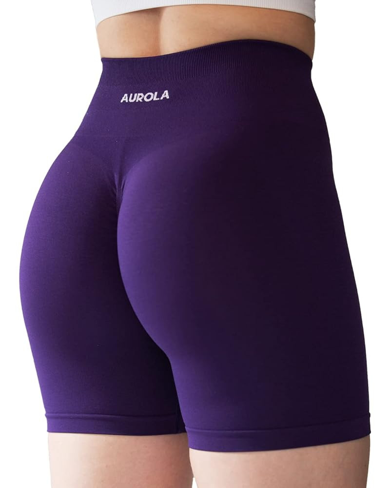 AUROLA Intensify Workout Shorts for Women Seamless Scrunch Short Gym Yoga Running Sport Active Ex... | Amazon (US)