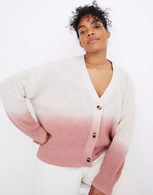 Dip-Dye Courtland Cardigan Sweater | Madewell