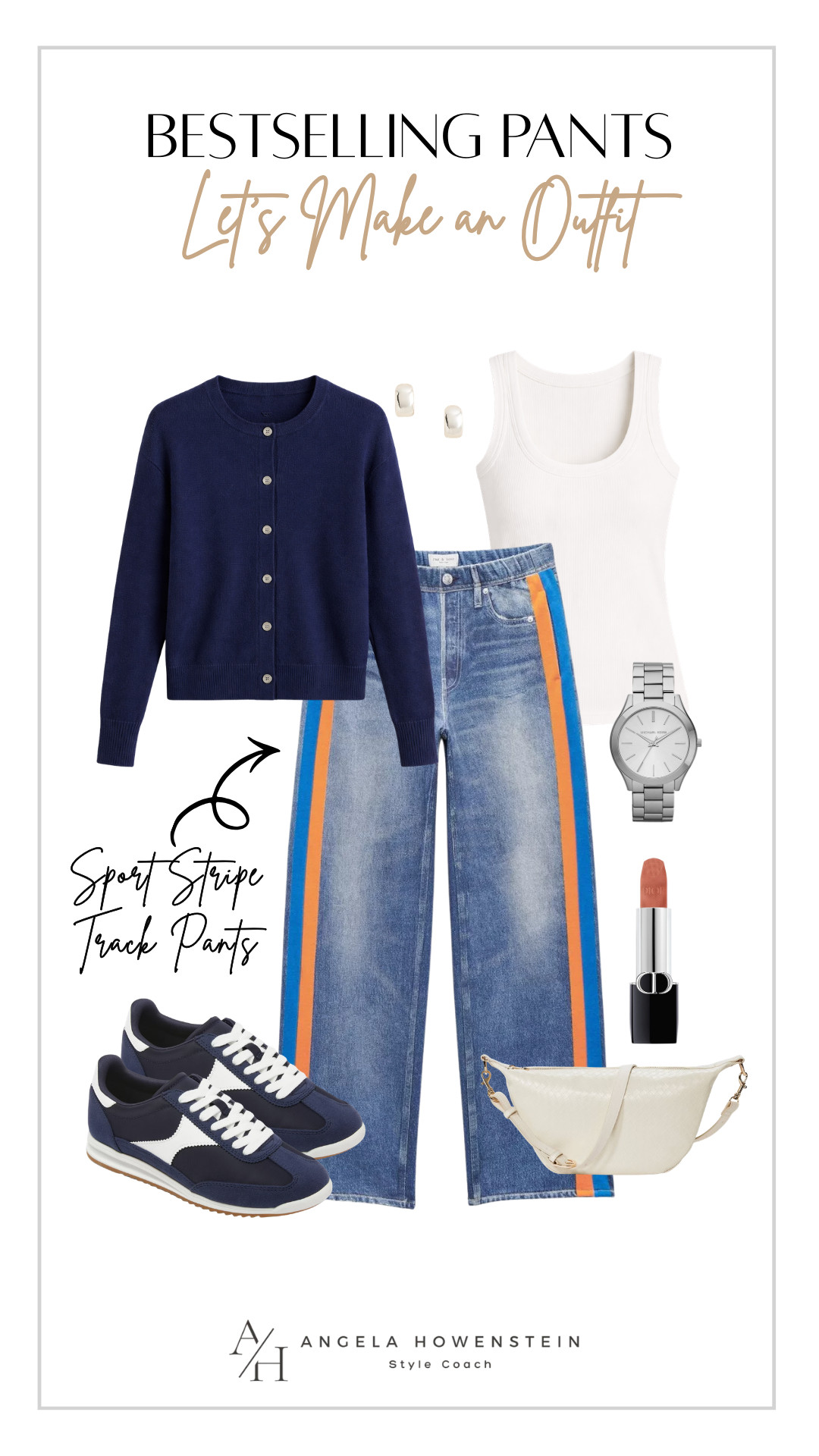 Sporty meets chic. These stripe track pants are the fun twist your basics needed.  

 

#LTKootd #LTKOver40