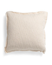 Made In Portugal 20x20 Boucle Flange Solid Pillow | Home Essentials | Marshalls | Marshalls